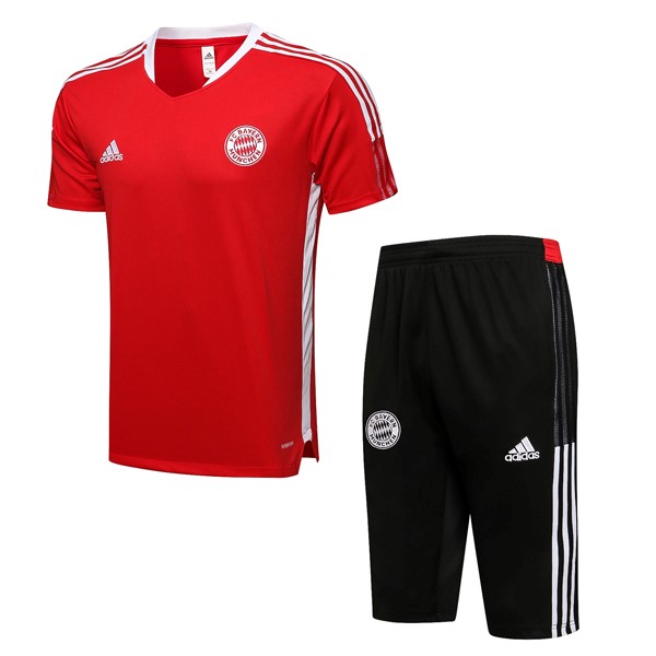 Trainingsshirt Bayern München Komplett Set 2022 Rote Schwarz